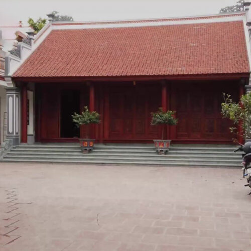 Nhà Gỗ Lim 3 gian - kết hợp đá xanh rêu cao cấp - Lối kiến trúc cổ truyền bắc bộ xưa